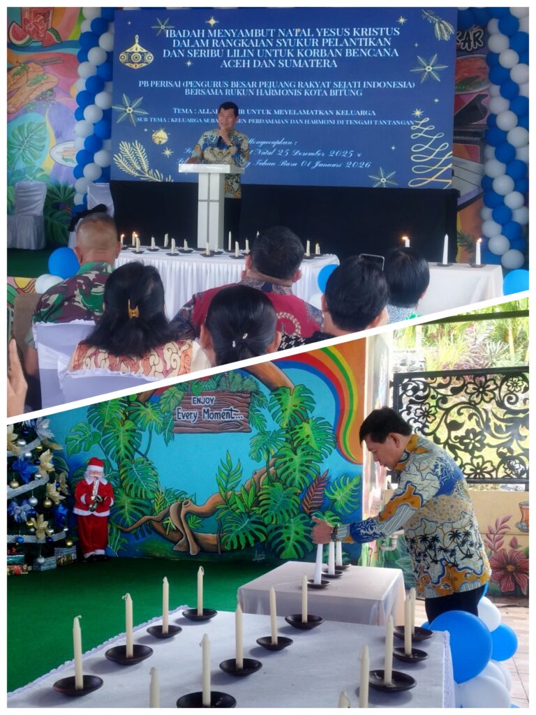 Wakil Gubernur Sulut Hadiri Ibadah Sambut Natal PB PERISAI di Kota Bitung