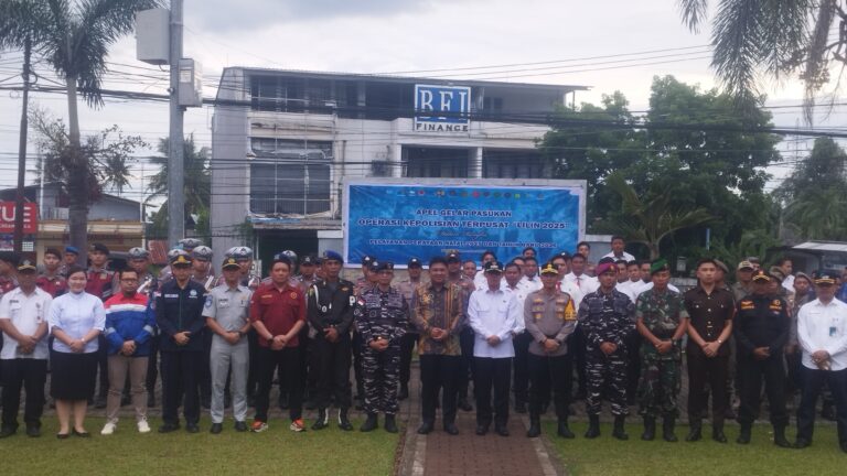Pimpin Apel Gelar Pasukan Operasi Lilin 2025, Wali Kota Bitung Tegaskan Kesiapan Penanganan Nataru