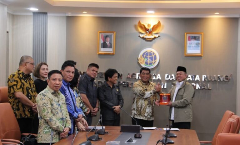 Pimpinan DPRD Sulut Dampingi Gubernur YSK Terima Persub dari Menteri ATR/BPN di Jakarta